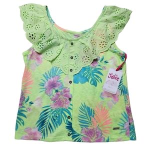 Girls Justice Ruffled Tank Sz L(12-14) NWT